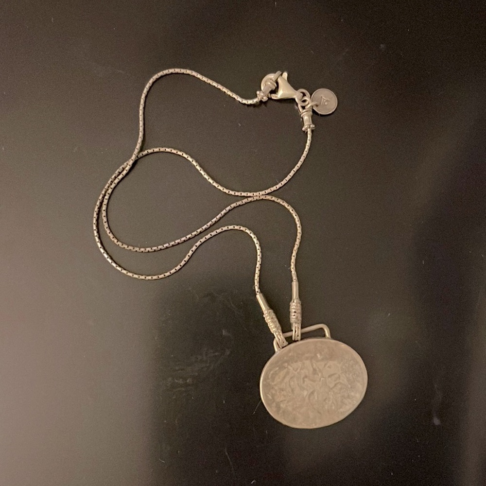 Sterling silver pendant necklace